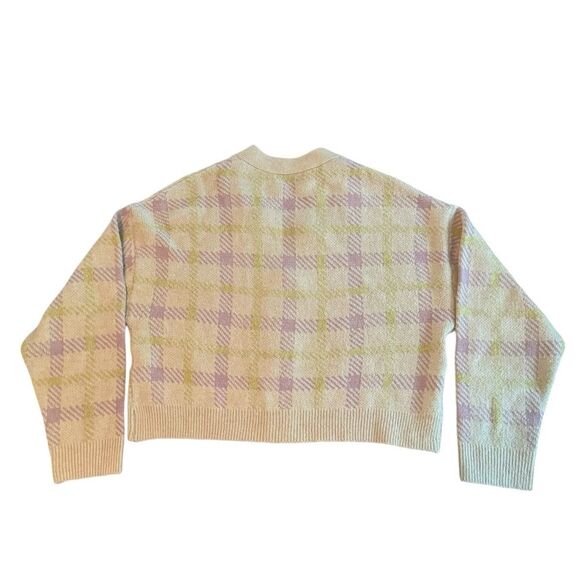 Pull & Bear Women's Cream and Purple Cardigan Size S​ - Picture 2 of 8